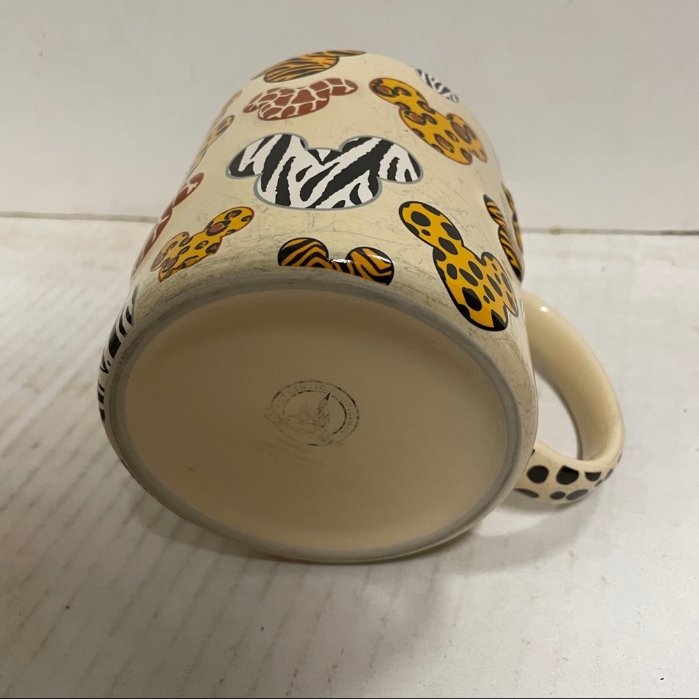 DisneyParks 3D Animal Print Mickey Safari Mug HTF - Picture 5 of 5